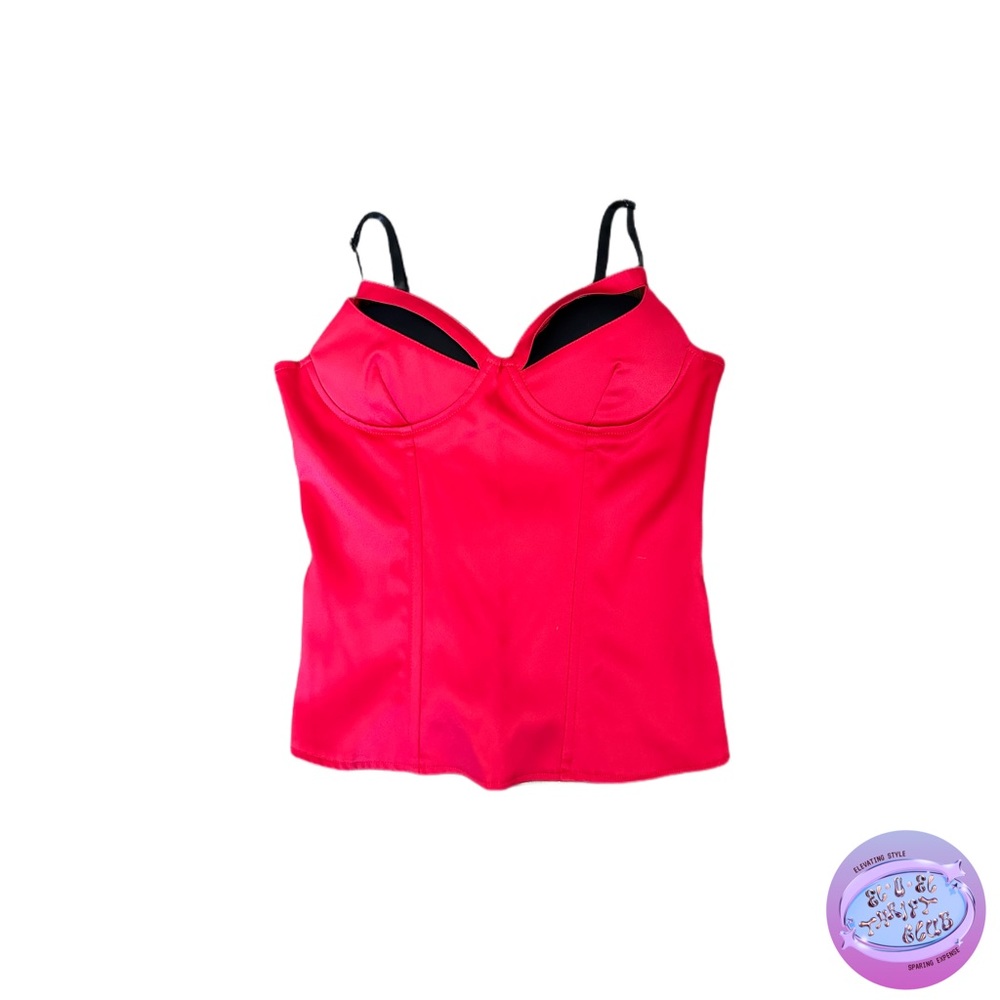 Charlotte Russe Red Bustier